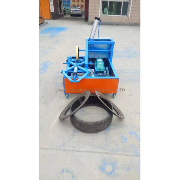 Truck Waste Tire Sidewall Cutter 1440r/min 1300x900x1200mm