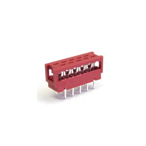 Red Mrc Connect Idc Cable Connector board to wire connectors / Phosphor Bronze 1