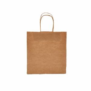 Natural Kraft Paper Bags 8" X 4 1/2" X 10 1/4" Kraft Shopping Bags With Handles