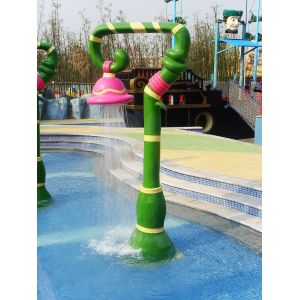 Customized Spray Aqua Play Water Game, Fiberglass Water Park Equipment