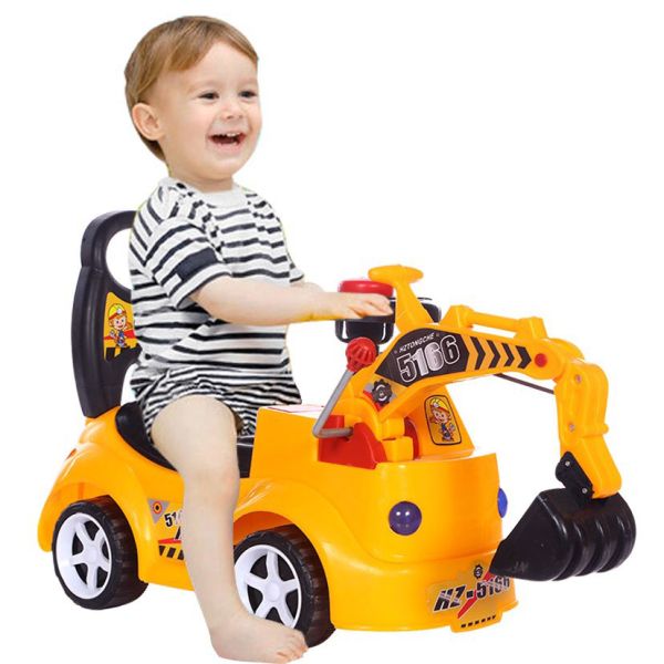 Sliding Car Pushing Car Toddler Ride On Toy Car Style Handcart Gift for Boys and Girls