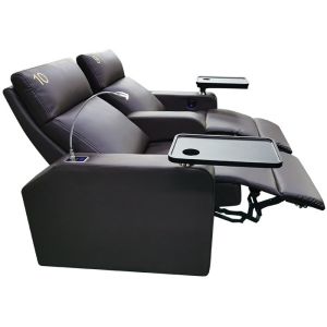 Leather Cinema Theater Sofa USB Modern Recliner Chair