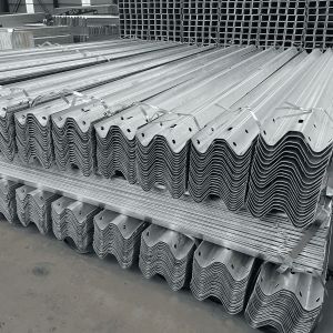 Powder Coated Galvanized Steel Highway Guardrail with Fishtail Terminal End