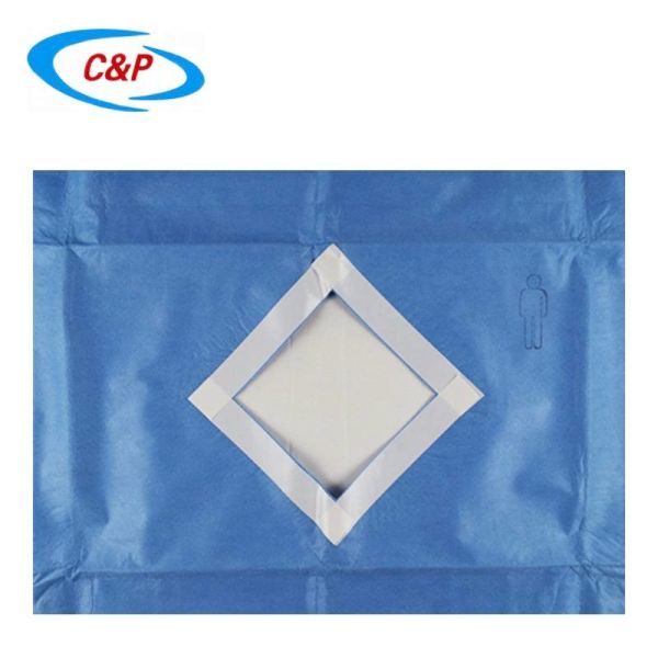 Sterile Struma Thyroid Disposable Surgical Drape Cloth Blue OEM For Hospital