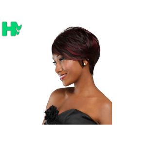 Heat Resistant Factory Direct Sell Synthetic African Woman Short Hair Wig