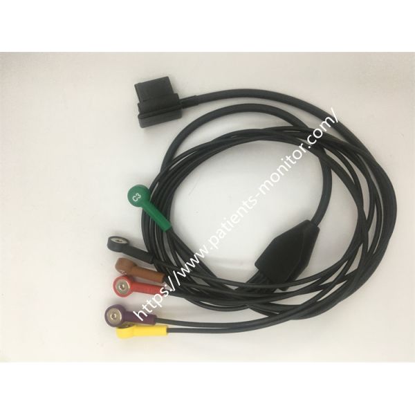 Zoll M Serve Defibrillator ECG Leads Chest 6 Leads Cable PN 3012-0021-02-12 REV B