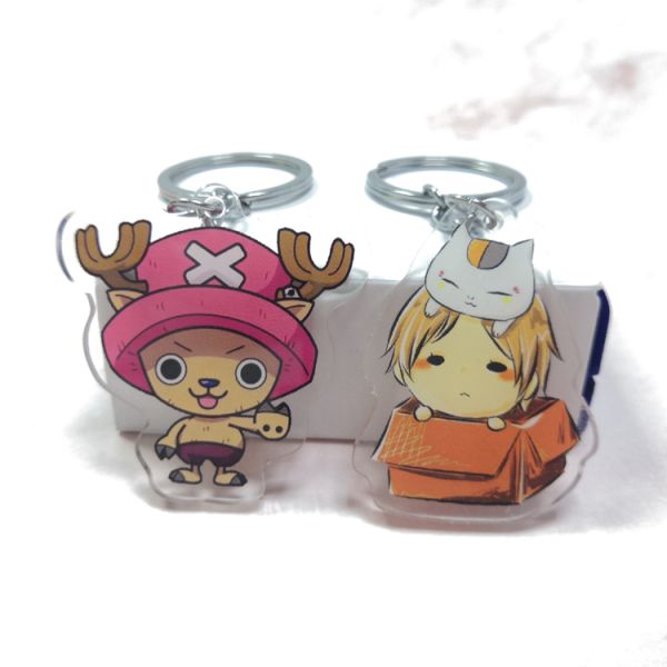 Custom PVC Key Chain Blank Anime Charms Acrylic Keyring Promotion Gift