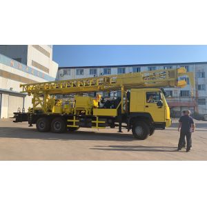 China C300hw Water Well Drill Rig Truck Mounted Dth 300m Borehole on sale