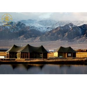 Quality Heavy Cone Island Resort Tents with Canvas Material for sale