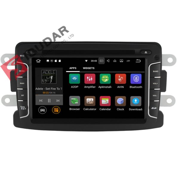 Buy Built In GPS Android Auto Car Stereo Android Auto Car Deck For Dacia / Duster / Renault at wholesale prices