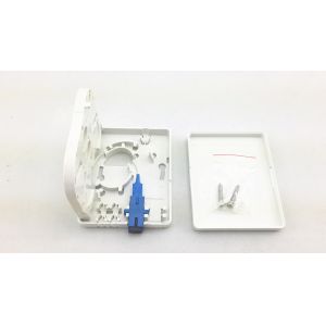 2/4 Ports SC LC FC Interface Faceplate Fiber Optic Termination Box
