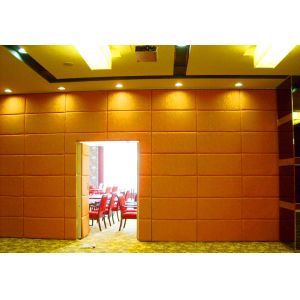 Quality Laminate Finished Aluminium Frame Folding Partition Walls For Restaurant for sale