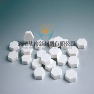 92% 95% Alumina Ceramic Plates Hexagon Shape Mosaic Tiles