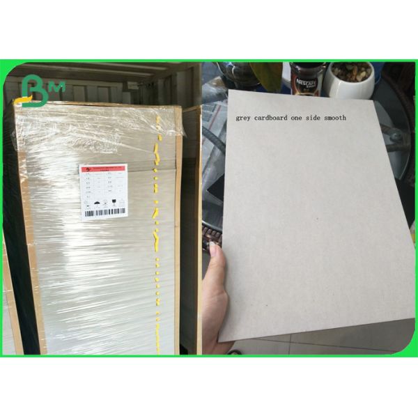 Buy Plain Grey Board Recycled 2.0mm 1250gsm Hard Stiffness Paperboard at wholesale prices