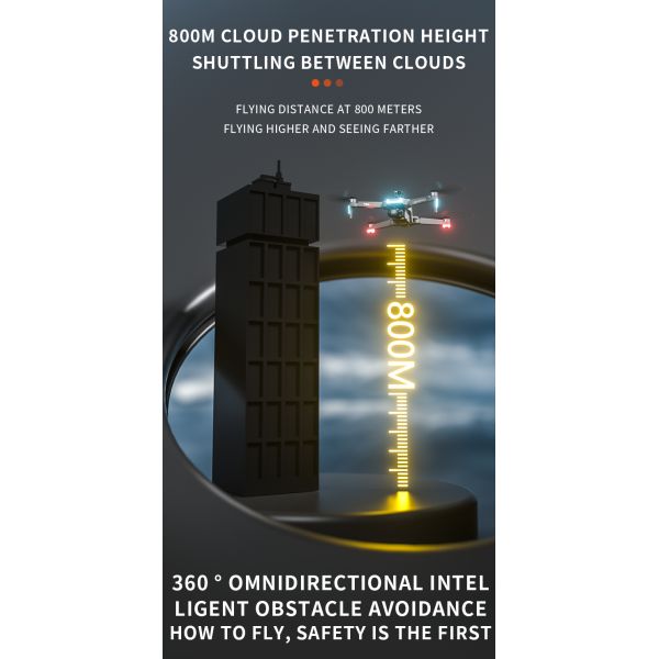 Mini Brushless Motor Four Sided Optical Electric Adjustment Camera App Control Professional Drone Compact and Lightweight