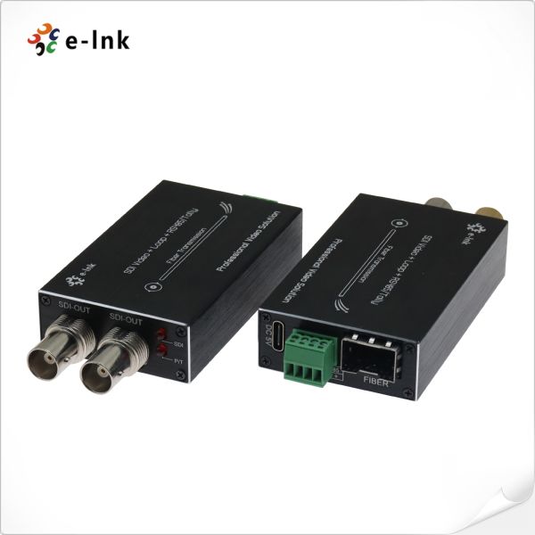 Buy Mini-type 3G-SDI to Fiber Converter with Tally & Reverse RS485 at wholesale prices