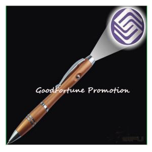 promotion printed logo projection metal twist ballpoint pen customed gift
