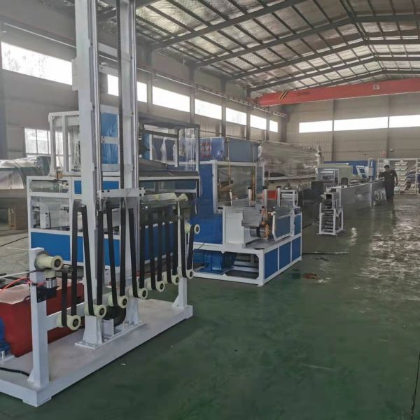 Plastic Geostrap Extruder Machine / Professional Geo Strap Band Extrusion