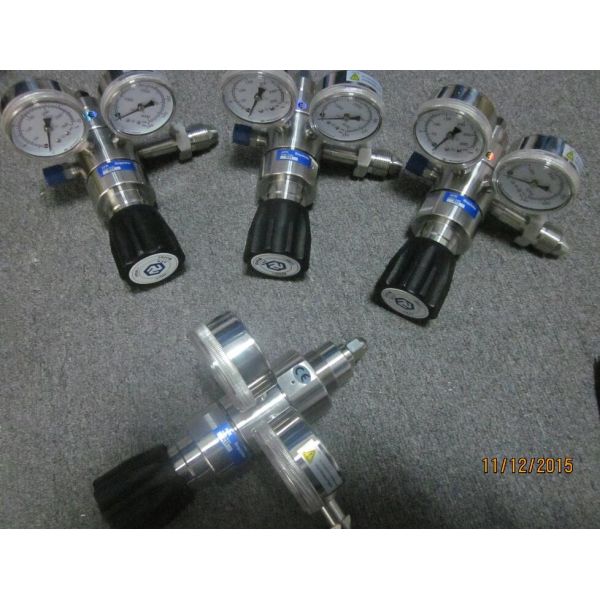Low Pessure 500psi Nitrogen Adjustable Argon Dual Stage Pressure Regulator
