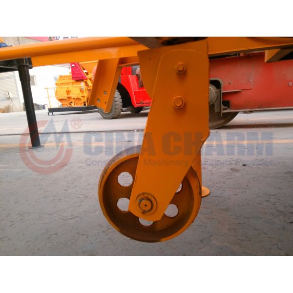 Horizontal Drum Mixer Machine , JZC 350 Portable Electric Concrete Mixer