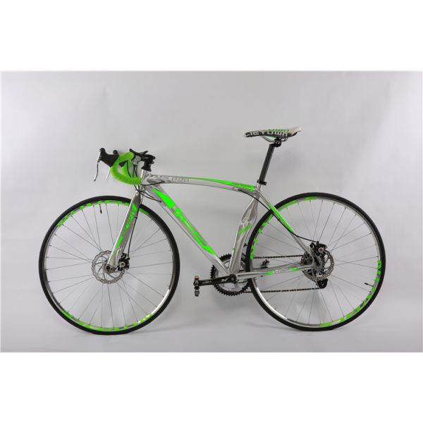 Wholesale 6061 aluminium alloy 700C road bicycle/bicicle with Shimano 16 speed disc brake