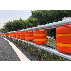 Roadway Traffic Safety EVA Roller Barrier For Highway Guardrail