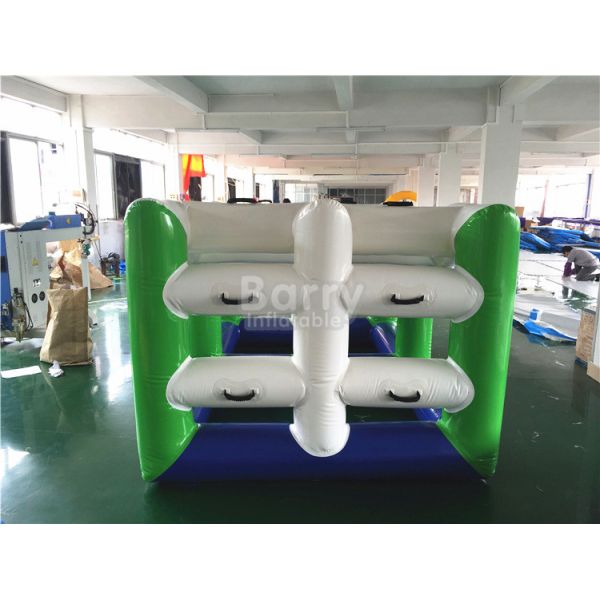 Swimming Inflatable Toy Boat , Large Floating Inflatable Water Climbing Wall