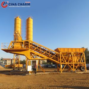 Quality 35m3/hr Mobile Concrete Batching Plant YHZS35 Mobile Rmc Plant for sale