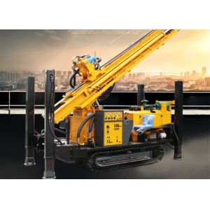 Diesel 400m Depth Pneumatic Crawler Drill Water Well Rig