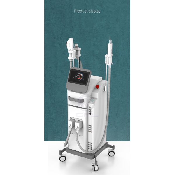 4 in 1ipl rf nd yag laser multifunction hair removal skin rejuvenation treatment machine