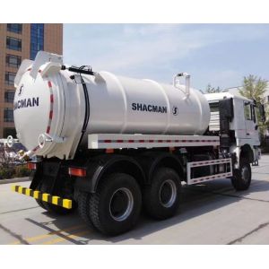 Shacman F3000 6x6 Sewage Suction Truck 380HP 70 Ton Payload