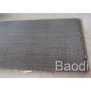 Mining Plain Weave Crimped Mesh Galvanized Wire