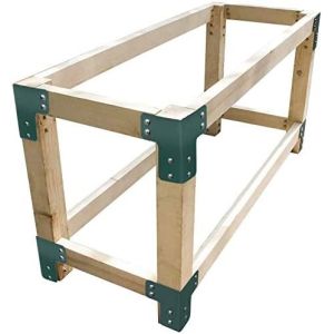 Custom Size Steel Angle Bracket for Shop Table Sturdy Brackets for Heavy Duty