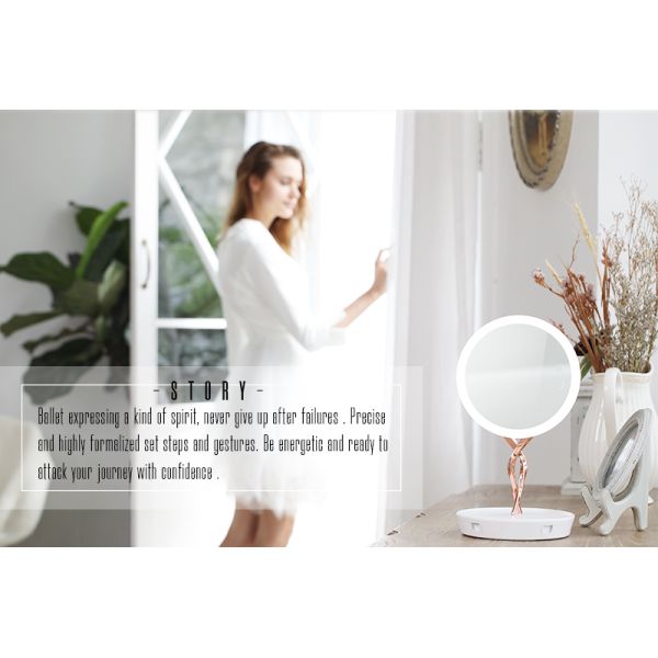 Led Ballet Mirror with two Leds light system GK-SK1811