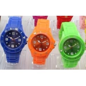 Silicone watch, silicone material, fashion design, japanese movement, 3atm water