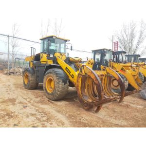 Used Capacity 5 Ton China Wheel Loader Sdlg LG953 with Fork, Secondhand Original