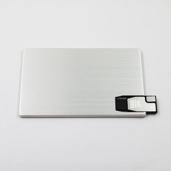 Full Memory 2.0 Credit Card USB Sticks 64GB 128GB 20MB/S Metal Material