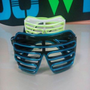 high quality cute party glasses/el glasses/glow glasses