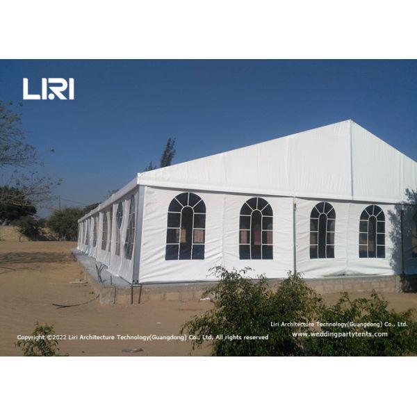 Buy Large Clear Span Waterproof White Marquee For Wedding and Ceremony at wholesale prices