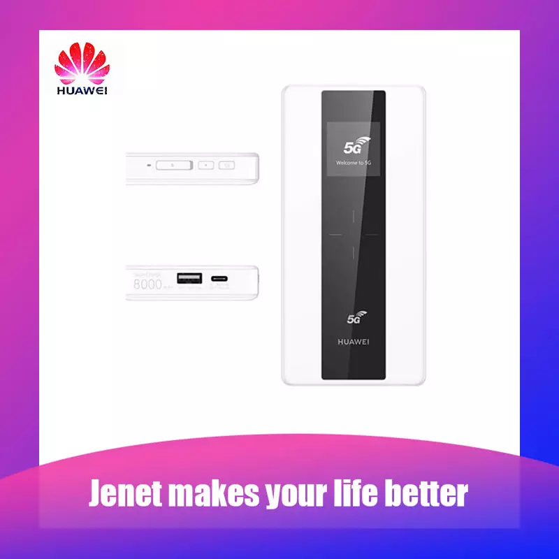 5G WiFi Router with Balong 5000 Chipset 1.65Gbps Downlink and 250Mbps Uplink Portable WiFi Router