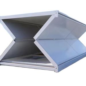 Steel Door Folding Container House Flat Pack Prefabricated 20ft 40ft