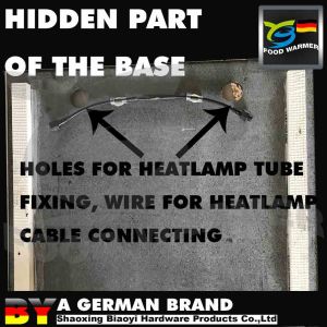 Elegant Professional Buffet Carving Station Adjustable Footing Base Long