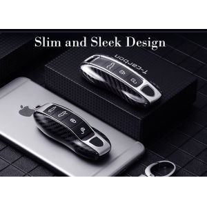 Porsche Scratch Resistant 3K Carbon Fiber Car Key Case