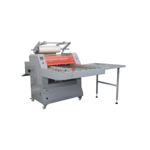 Steel Roller Dia200mm Book Lamination Machine , 160C Paper Roll Lamination