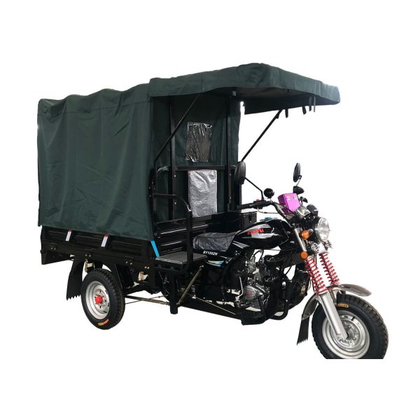 Buy Loading 1t Gasoline Tricycle With Front Sunshade Tent at wholesale prices