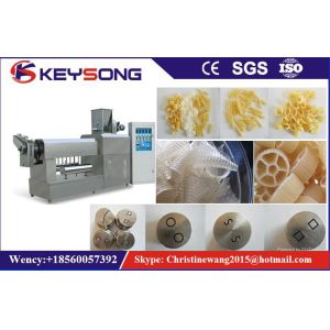 China Commercial Electric Macaroni Pasta Making Machine 100KW 27000 * 2000 * 2200mm on sale
