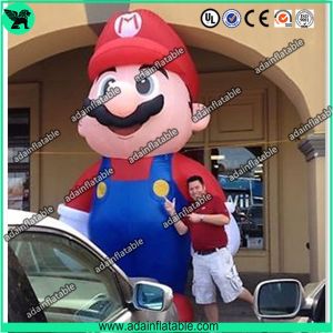 Event Advertising 5m Giant Inflatable Mario Cartoon Inflatable Mario Mascot