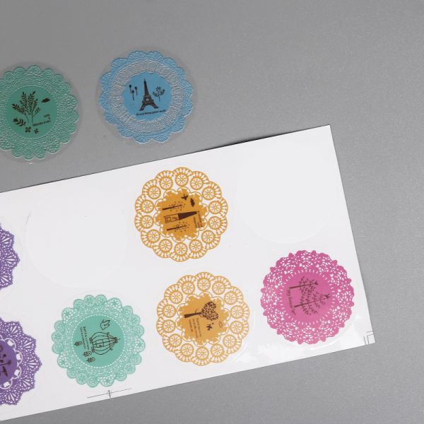 Transparent packaging labels garment labels and labeling