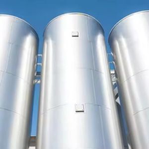 10m3 Vertical Cryogenic Liquid Oxygen Storage Tank 1.6MPa 304 Stainless Steel