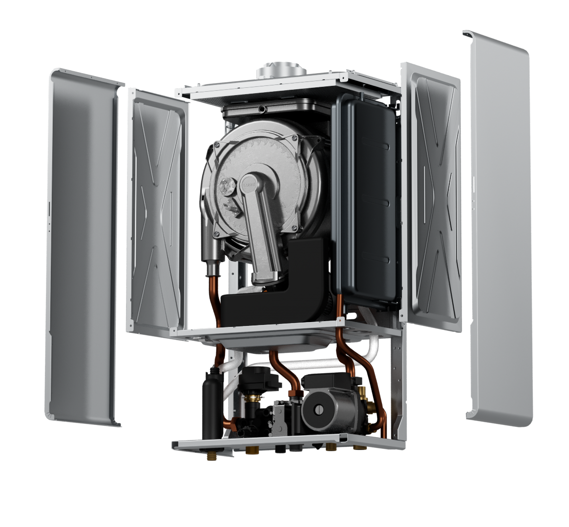 Wall Hung Condensing Gas Boiler Both Heating And Hot Water For Household Use